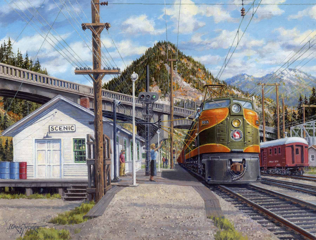 GREAT NORTHERN RAILWAY ART