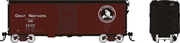 RESERVE: Great Northern 1937-1942 wood sheathed 40-foot boxcars