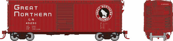 RESERVE: Great Northern 1937-1942 wood sheathed 40-foot boxcars
