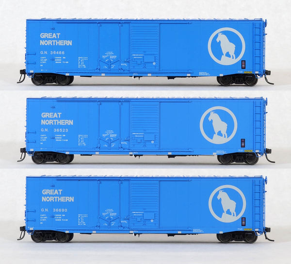 B7 GN 36000 SERIES PLUG AND SLIDING DOOR STEEL BOXCARS