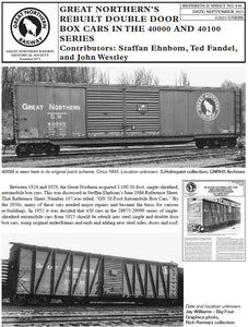 Digital RS436 - Rebuilt Double Door Boxcars in 40000 and 40100 Series