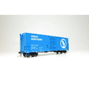 B2 Steel boxcar 5000-5499, Big Sky Blue, St. Cloud 1955, HO Scale