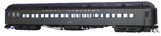 NON-BRASS Bethlehem Car Works Second Class coach KIT, cars 900-910 and 930-931