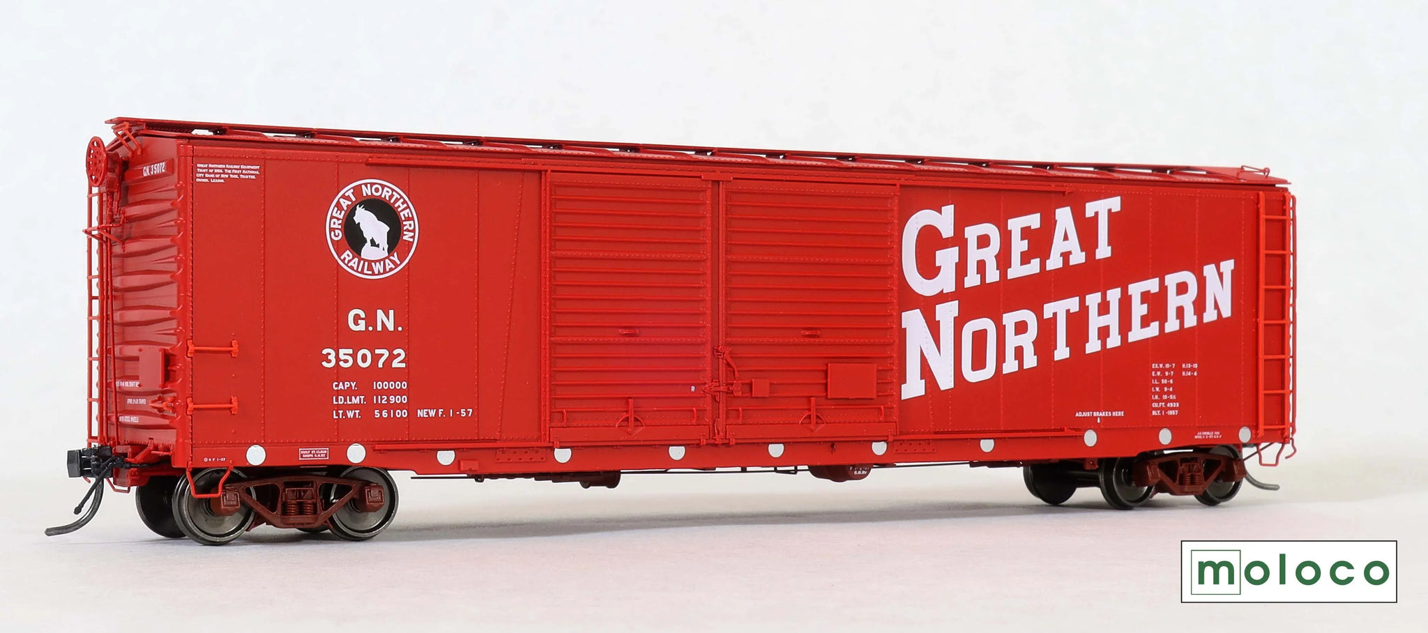 B7 GN 35000 SERIES DOUBLE SLIDING DOOR STEEL BOXCARS – GNRHS