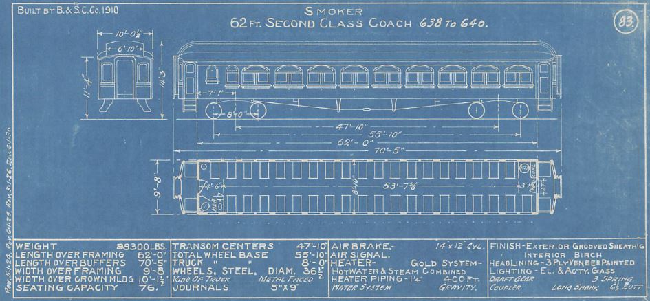 Equipment Diagram Book - 1930 Passenger - Digital