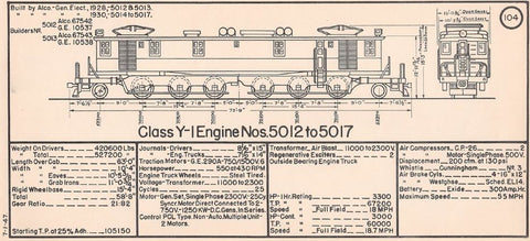 Equipment Diagram Book - 1950 Diesel, Electric and Gas-Electric - Digital