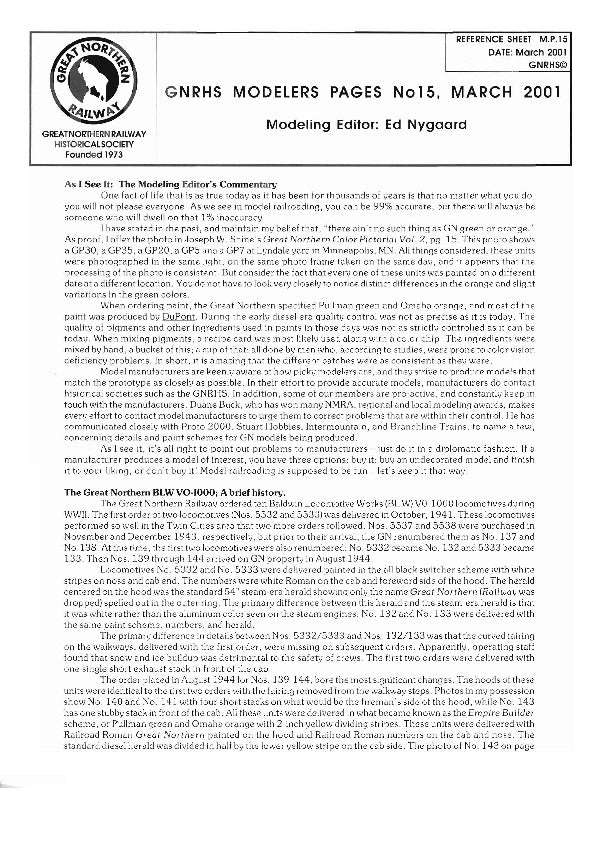 Digital MP 11-15 - Mar 2000-Mar 2001 – GNRHS