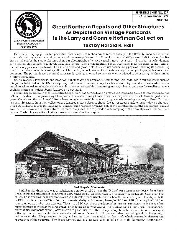 Digital RS277 - Great Northern Depots and Other Structures from Vintag ...