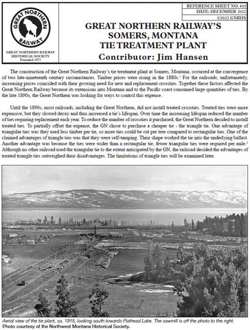 Digital RS433 - Somers Montana Tie Treating Plant