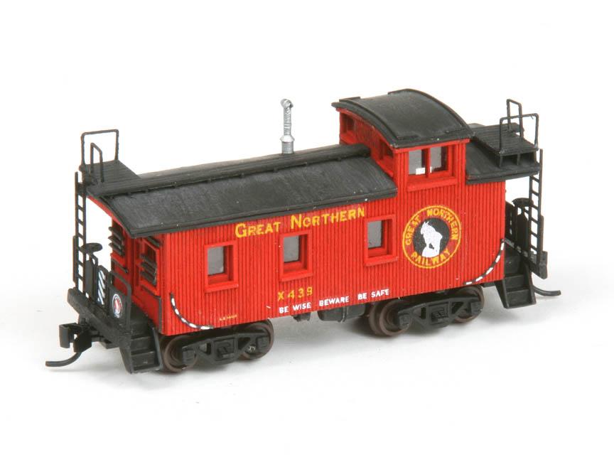 N scale 25' Wood Caboose – GNRHS