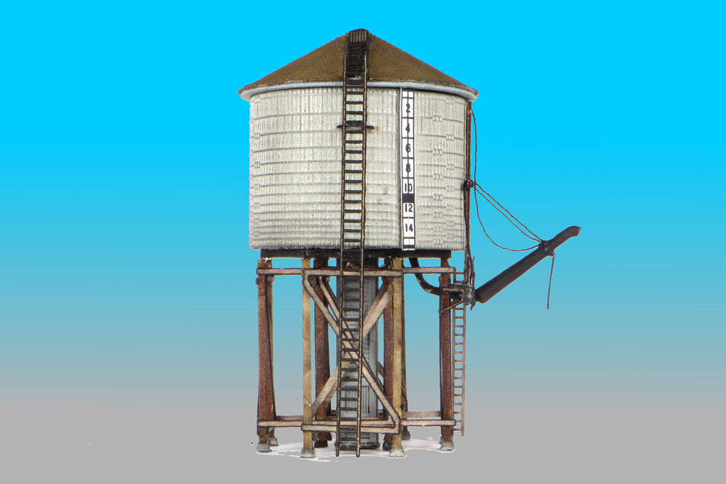 thumbnail image 2 of Tichy Train Group 2600 Wood Water Tank Kit – N Scale 1:160 Model Railroad 2 of 5