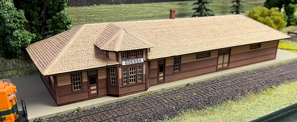 30x112 1-1/2 story bay window Left Handed Combination Depot, Plan 7619 - HO